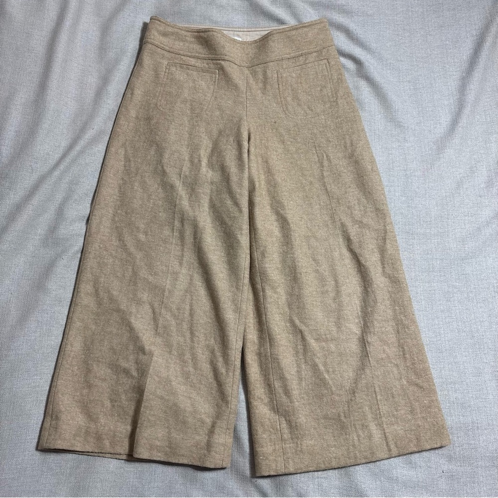 Elevenses Anthropologie Wide Leg Pants in tan